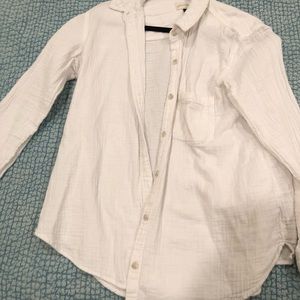 Target White gauze shirt